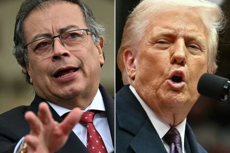 Trump muda tom sobre presidente da Colômbia e marca encontro na Casa Branca